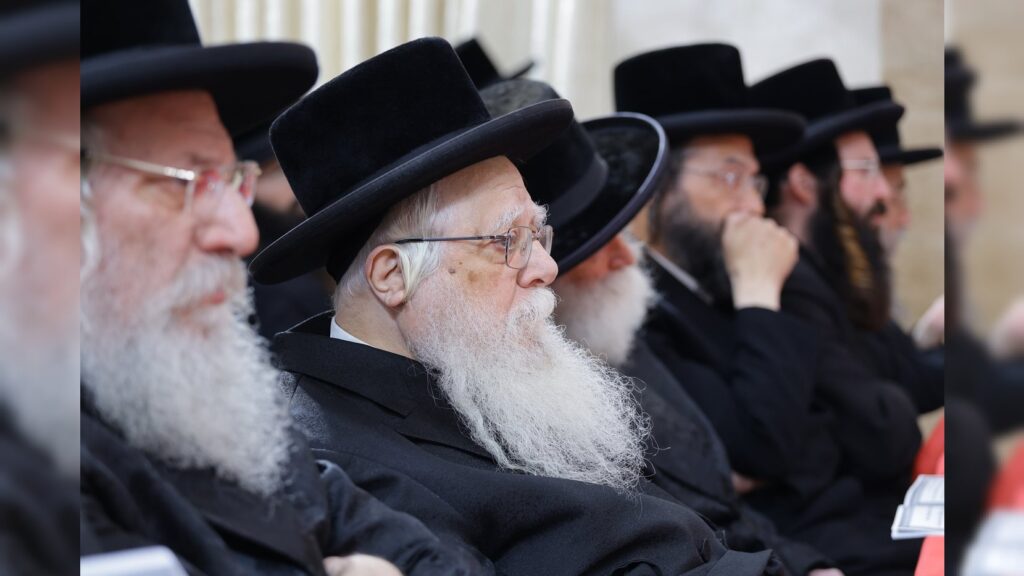 גלריה: בת"ת בעלזא בחיפה חגגו את ה'חומש סעודה'