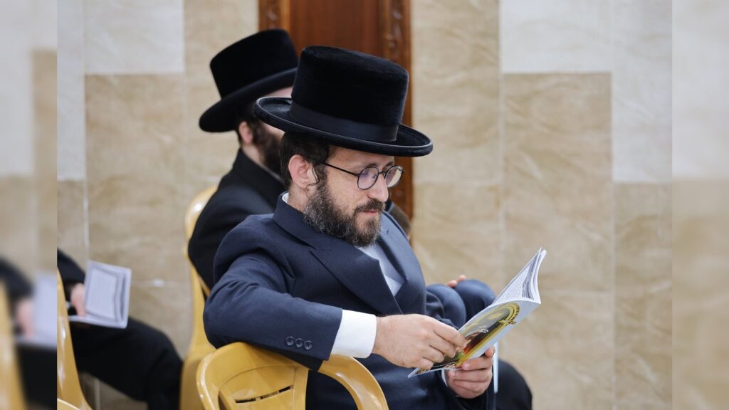 גלריה: בת"ת בעלזא בחיפה חגגו את ה'חומש סעודה'