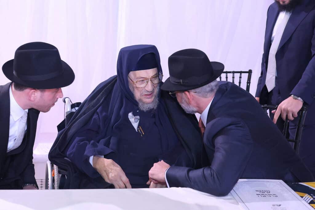 יו"ר המועצה הדתית השיא את בנו: האדמו"ר בירך בחופה