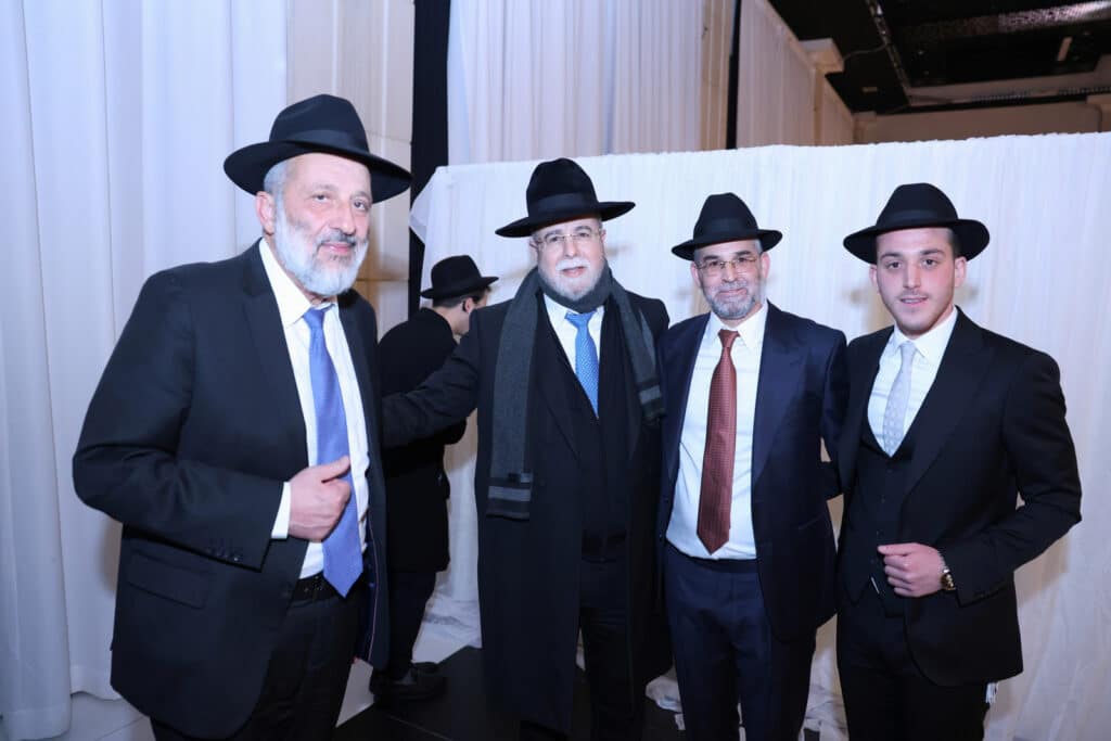 יו"ר המועצה הדתית השיא את בנו: האדמו"ר בירך בחופה