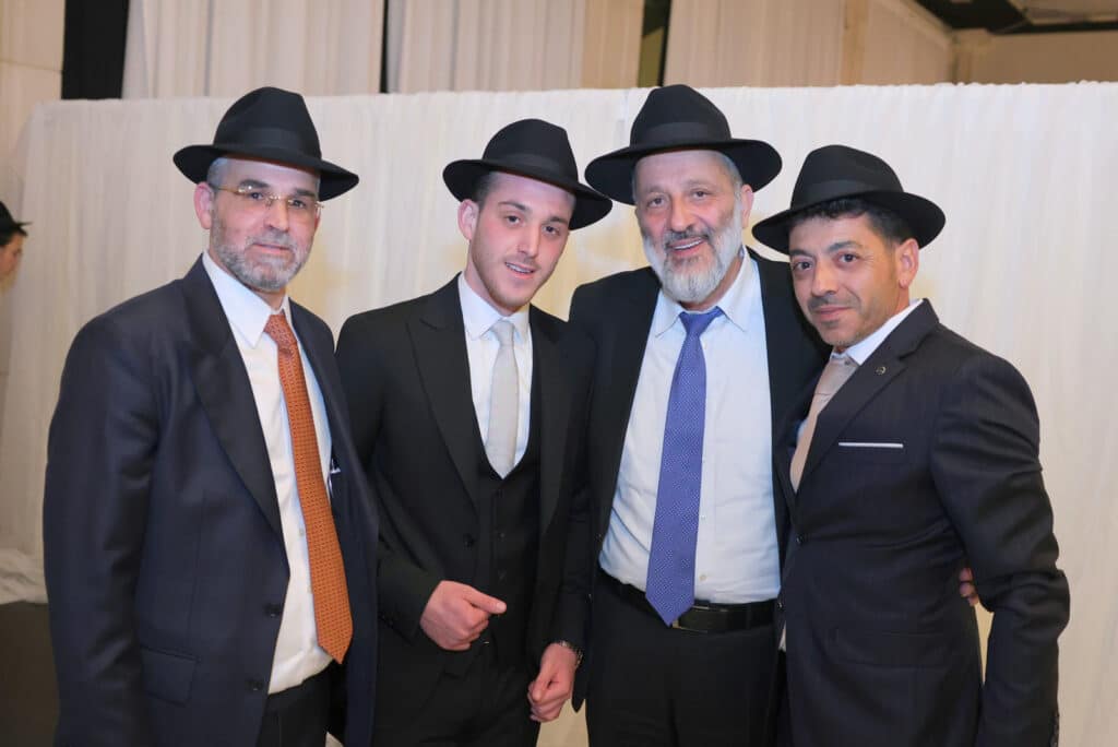 יו"ר המועצה הדתית השיא את בנו: האדמו"ר בירך בחופה