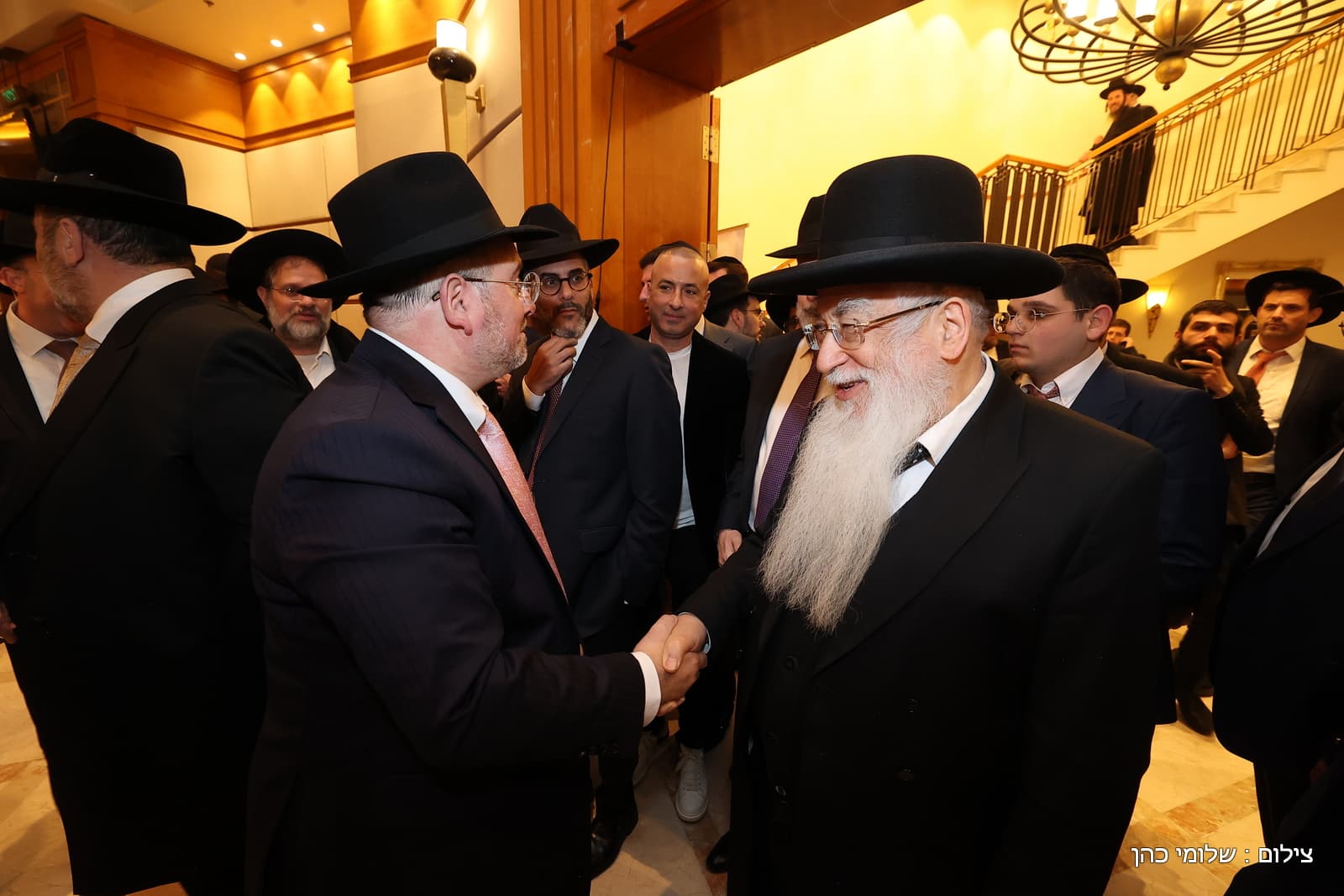 הרב של 'אסם' השיא את בנו - כולם עלו לאחל מזל טוב