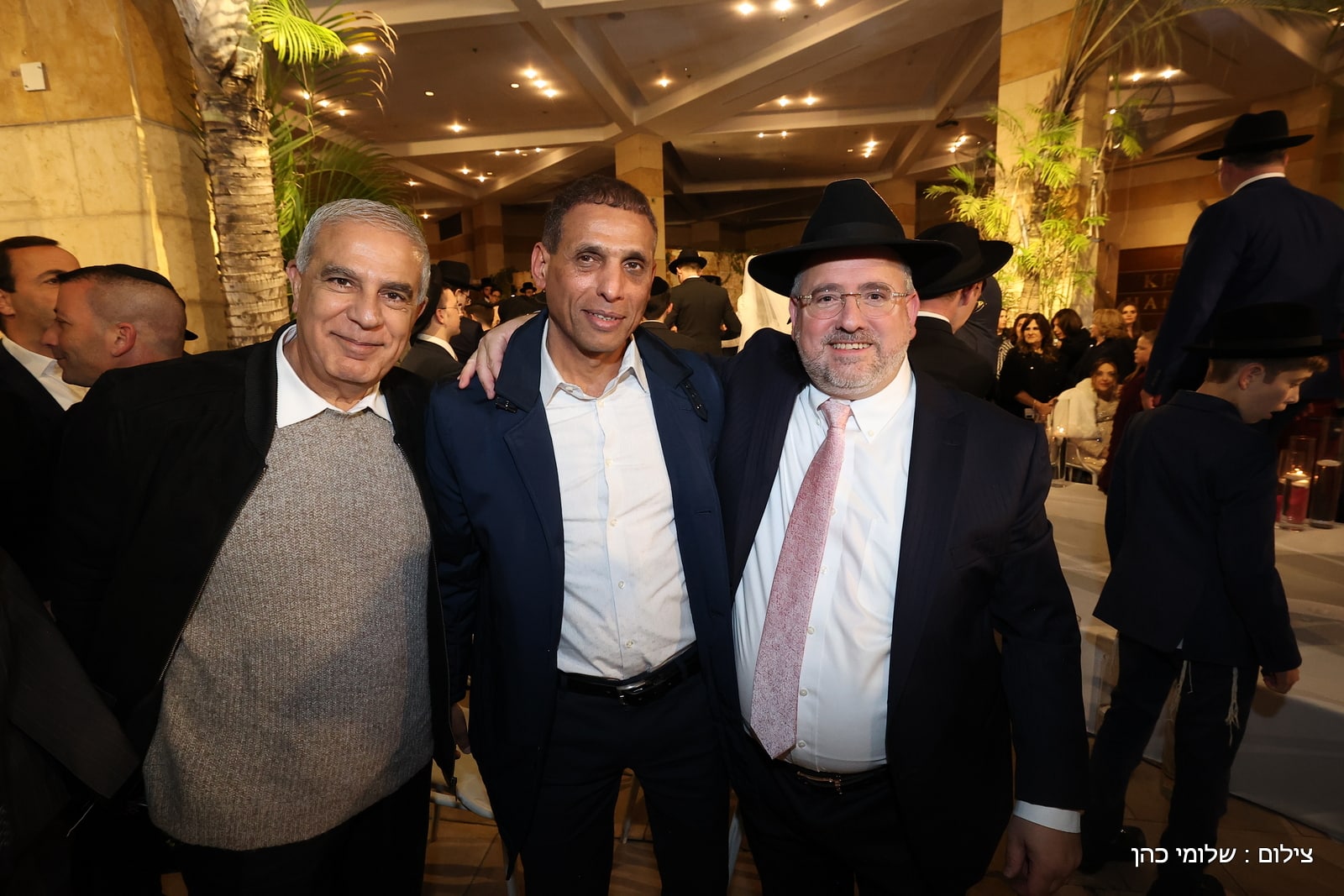 הרב של 'אסם' השיא את בנו - כולם עלו לאחל מזל טוב