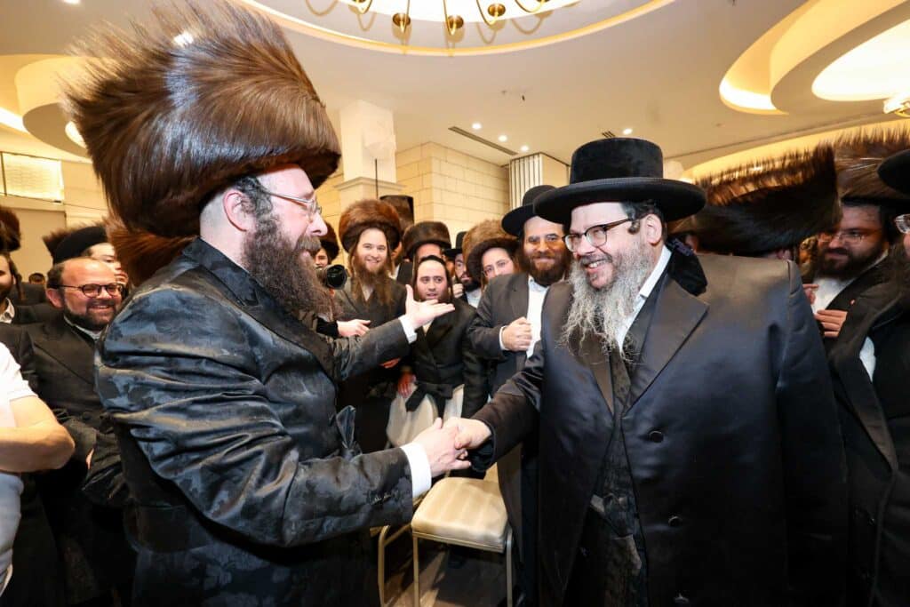 גלריה: שמחת נישואי בן המשפיע הגה"צ רבי פנחס דוד בונקר