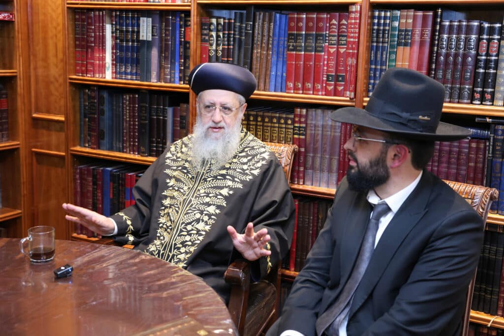 בני קהילת וינה ערכו סיום מסכת בלשכת הגר"ד יוסף