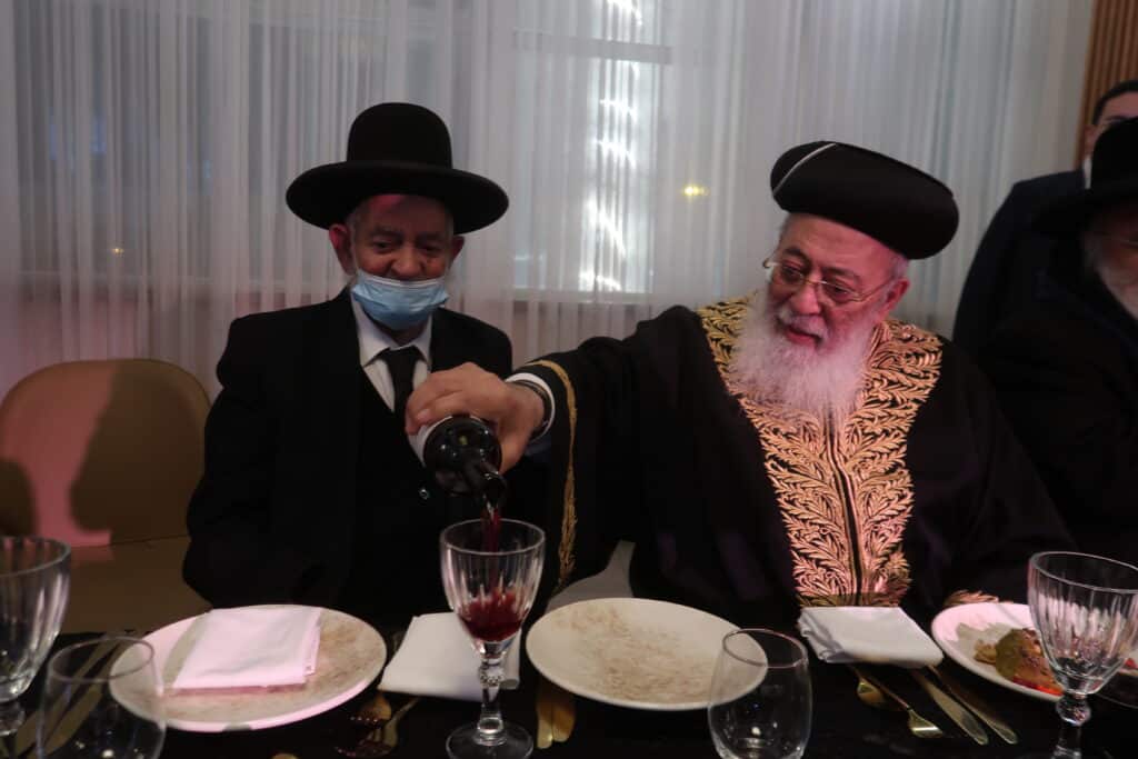 שמחת החתונה לנכד הגרש"מ עמאר