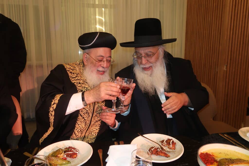 שמחת החתונה לנכד הגרש"מ עמאר