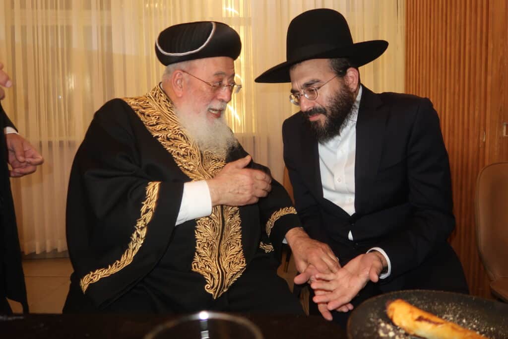 שמחת החתונה לנכד הגרש"מ עמאר