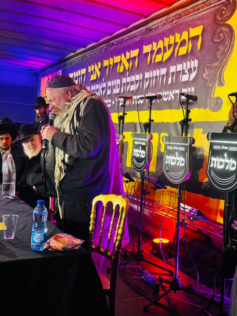 אלפים במפגן תמיכה ב"אסיר עולם התורה" יאיר סעדה