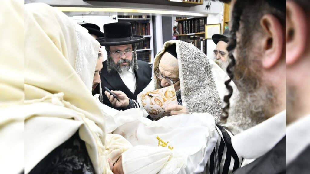 שמחת הברית לבן הבנש"ק הרב רבי משה אריה לייפער