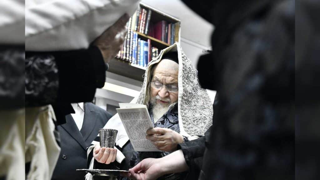 שמחת הברית לבן הבנש"ק הרב רבי משה אריה לייפער