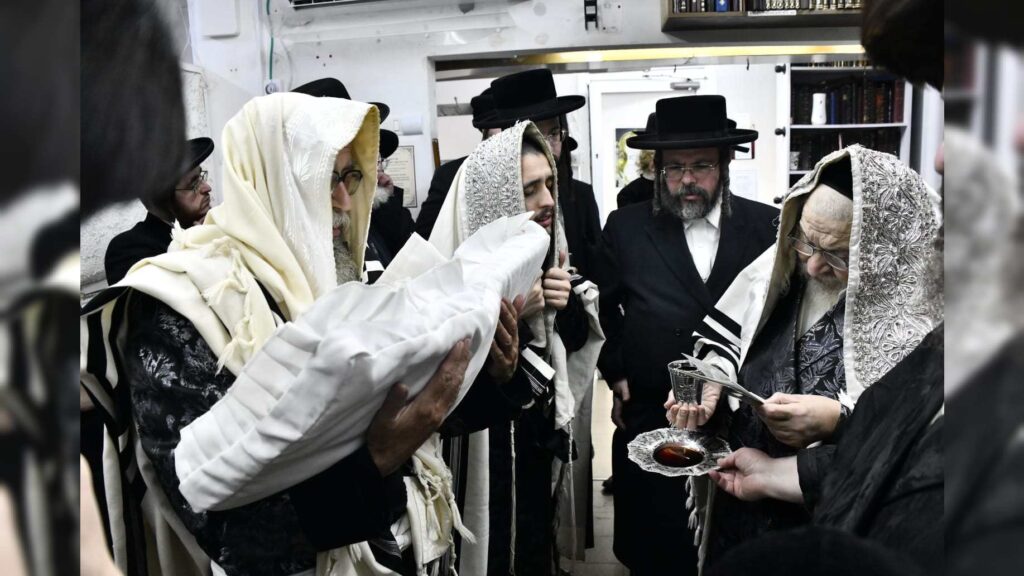שמחת הברית לבן הבנש"ק הרב רבי משה אריה לייפער