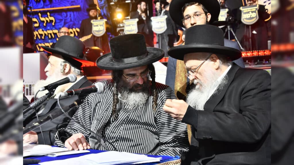 אלפי בני התורה השתתפו במעמד האדיר של ממלכת 'שיננא' לרגל סיום משנה תורה להרמב"ם בבנייני האומה בירושלים