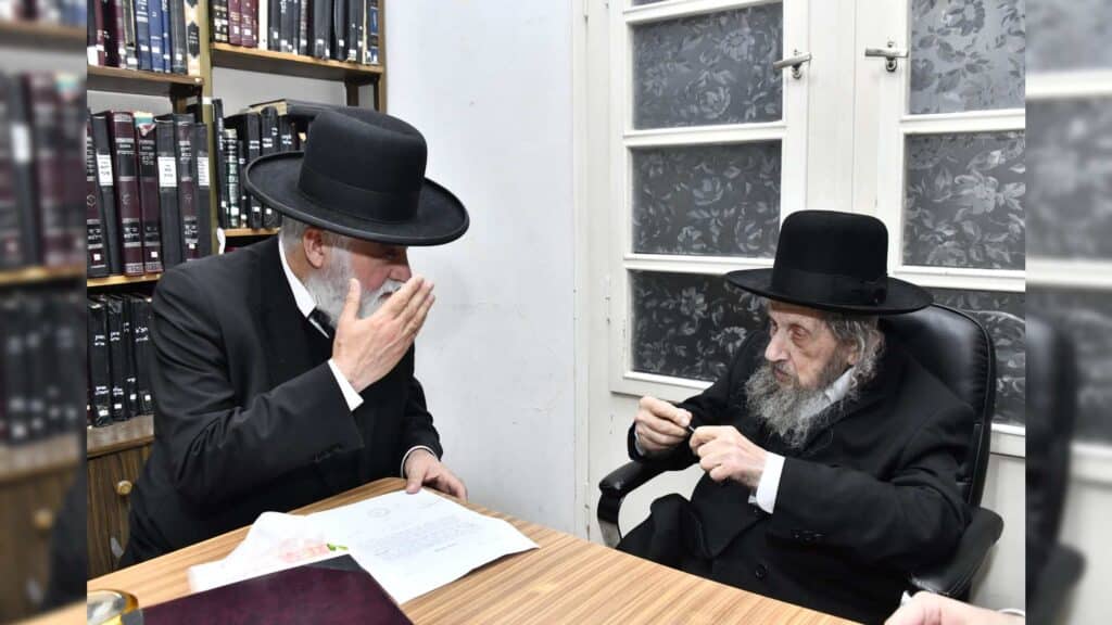 המשב"ק: משגיח חדש בליקווד והראש"ל שישב בשולי האולם