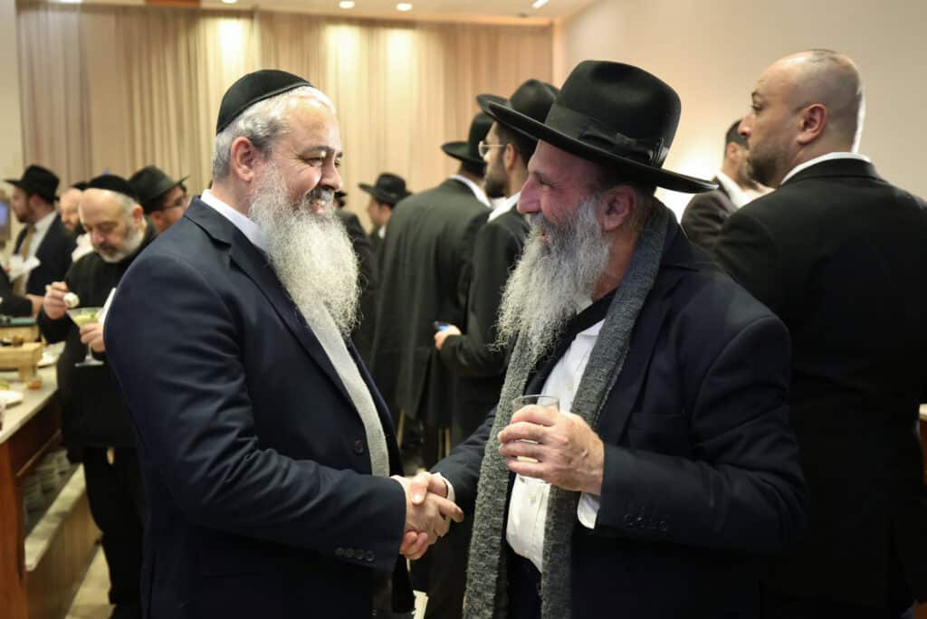 מעמד יובל שנים לישיבת כף החיים בהשתתפות בוגרי הישיבה