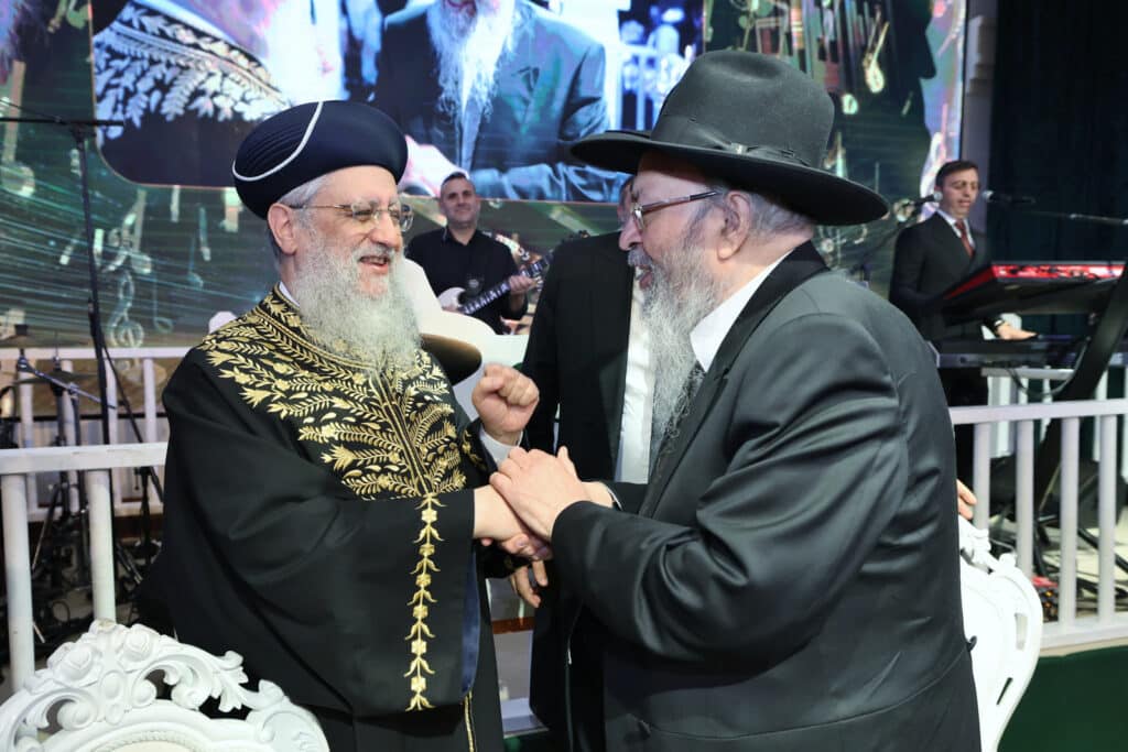 מעמד יובל שנים לישיבת כף החיים בהשתתפות בוגרי הישיבה