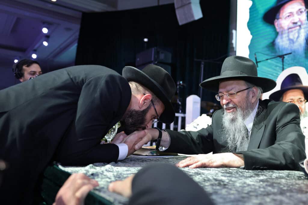 מעמד יובל שנים לישיבת כף החיים בהשתתפות בוגרי הישיבה