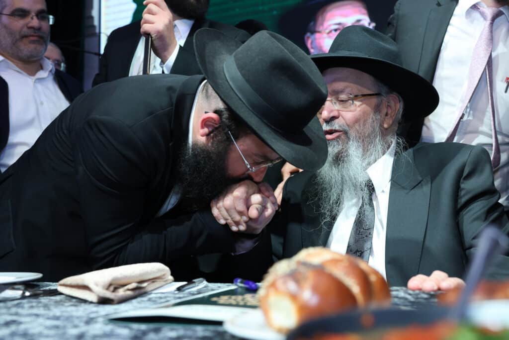 מעמד יובל שנים לישיבת כף החיים בהשתתפות בוגרי הישיבה