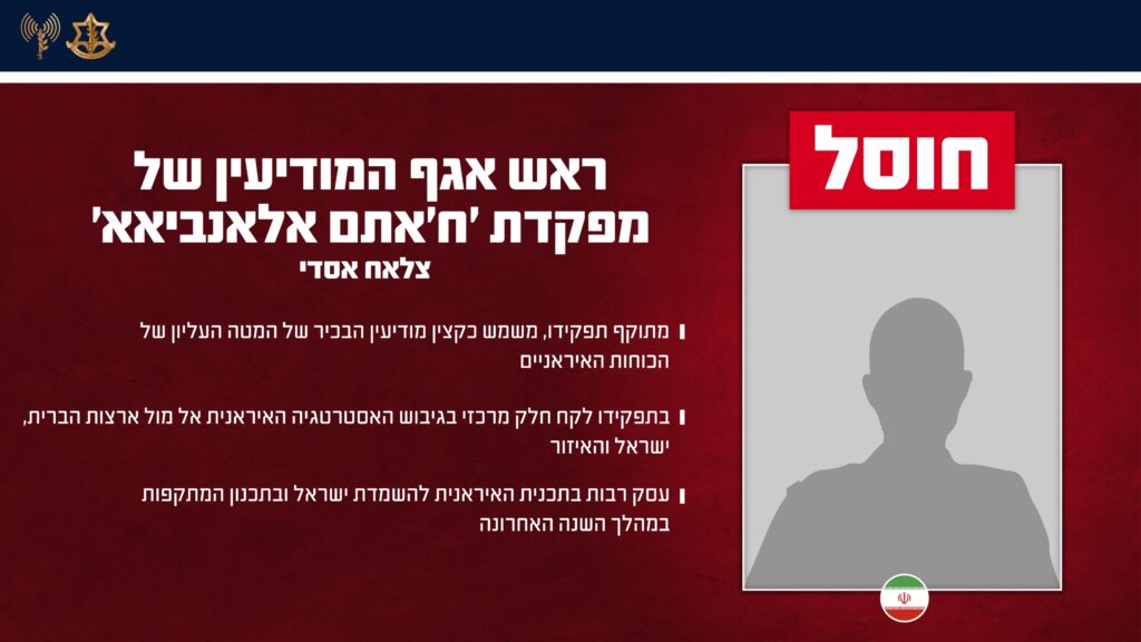 צמרת הטרור נמחקה: אלו הבכירים שחוסלו בלב איראן