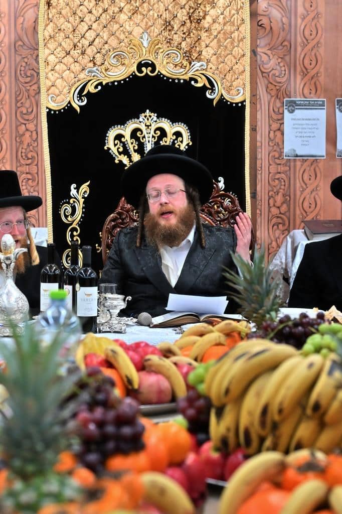 חמשה עשר בשבט בחצר הקודש ספינקא בבית שמש