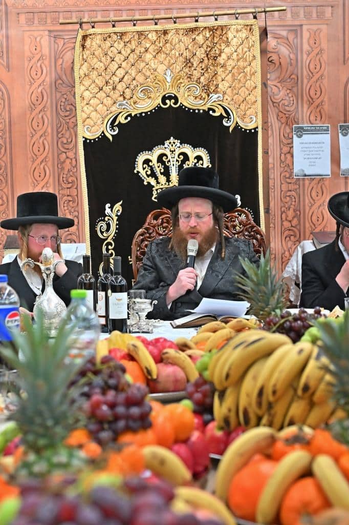 חמשה עשר בשבט בחצר הקודש ספינקא בבית שמש