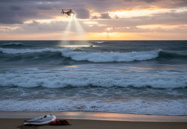 בלי חגורת הצלה: בן ה-13 שחה 4 שעות כדי להציל את משפחתו