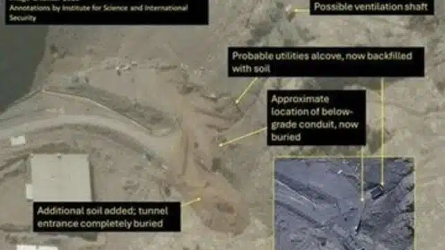 תמונות לוויין חושפות: איראן אוטמת את אתר הגרעין באספהאן