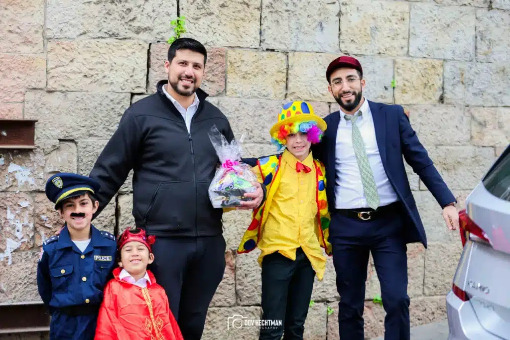 גלריה מאווירת פורים המיוחדת מסמטאות מאה שערים