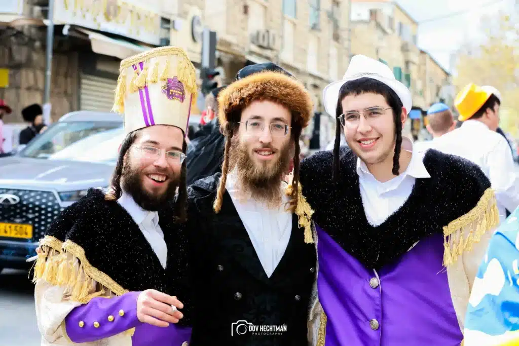 גלריה מאווירת פורים המיוחדת מסמטאות מאה שערים