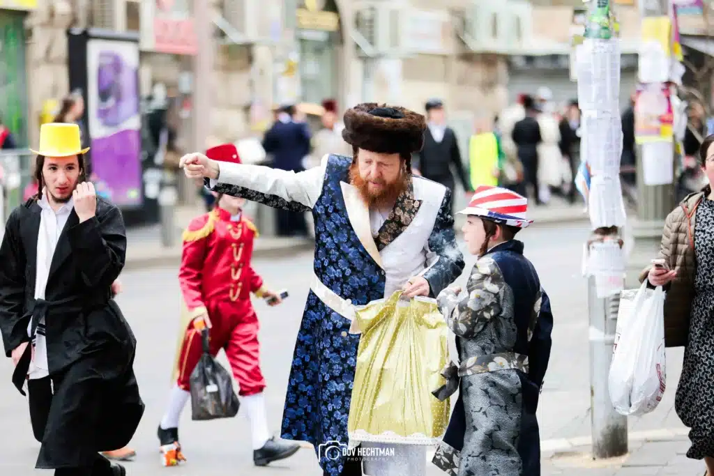 גלריה מאווירת פורים המיוחדת מסמטאות מאה שערים