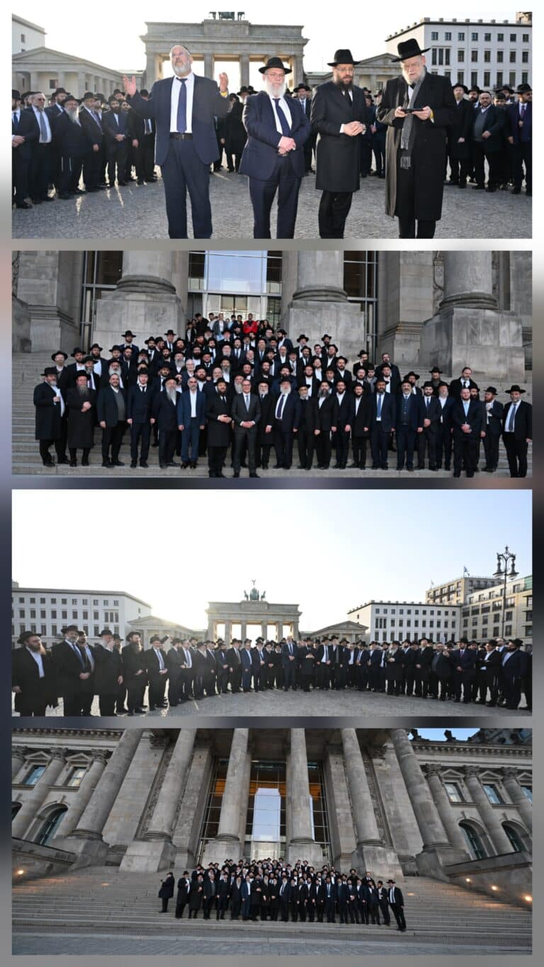 בעיצומה של המלחמה: הפרלמנט הגרמני הזמין את רבני אירופה לביקור תמיכה מיוחד בברלין
