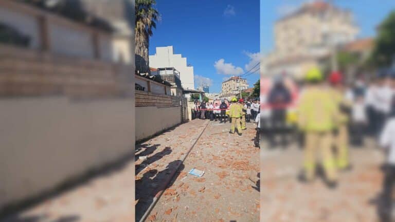 נפילה במטח האחרון בבני ברק