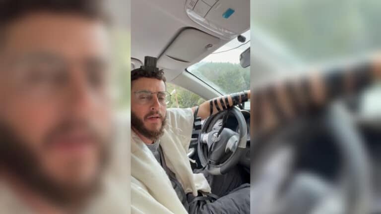 נהג עם תפילין וקיבל קנס עצום – המשטרה הודתה בטעות