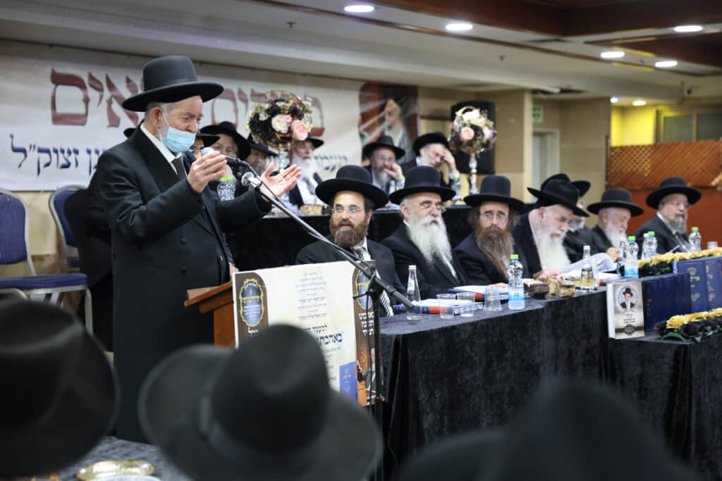 גלריה: המעמד לרגל הוצאת ספרו של חכם בן ציון אבא שאול