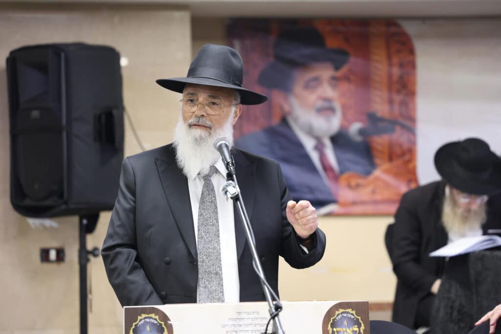 גלריה: המעמד לרגל הוצאת ספרו של חכם בן ציון אבא שאול