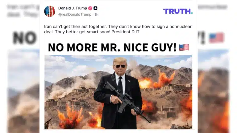 האיום החדש של טראמפ על איראן