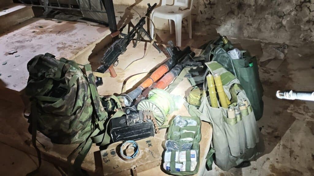 צה"ל חשף מתחם שהייה תת-קרקעי; צפו במה שנתגלה