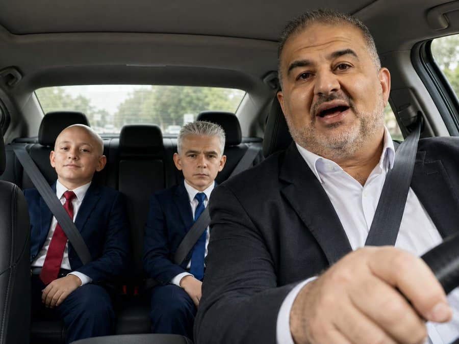 בתמונות AI: הלעג במערכת הפוליטית לאיחוד בנט ולפיד