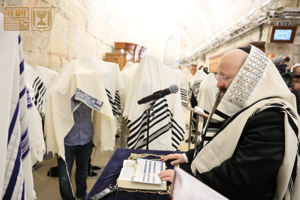 ברכת הכהנים מהכותל המערבי - במתכונת מצומצמת