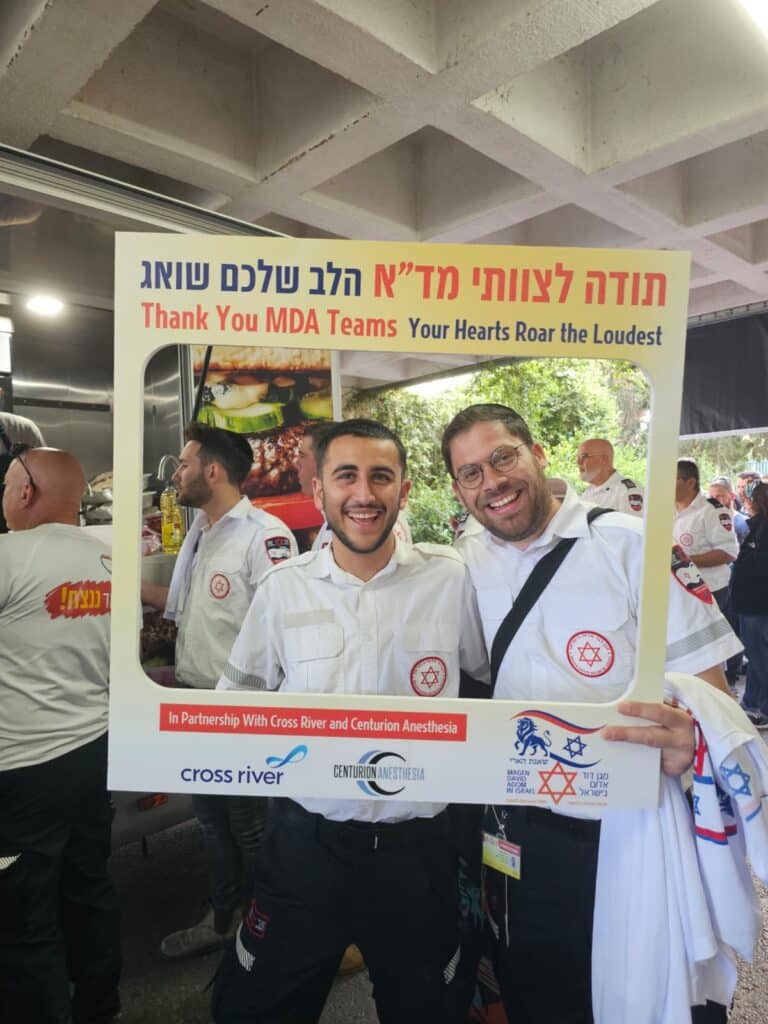 ניידת פוד-טראק יצאה למסע הצדעה ארצי לרבבות מתנדבי מד"א וארגוני ההצלה כהוקרה על מסירותם