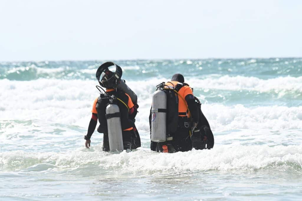 כל כוחות המשימה המיוחדות של זק"א גויסו לסריקות בקו החוף