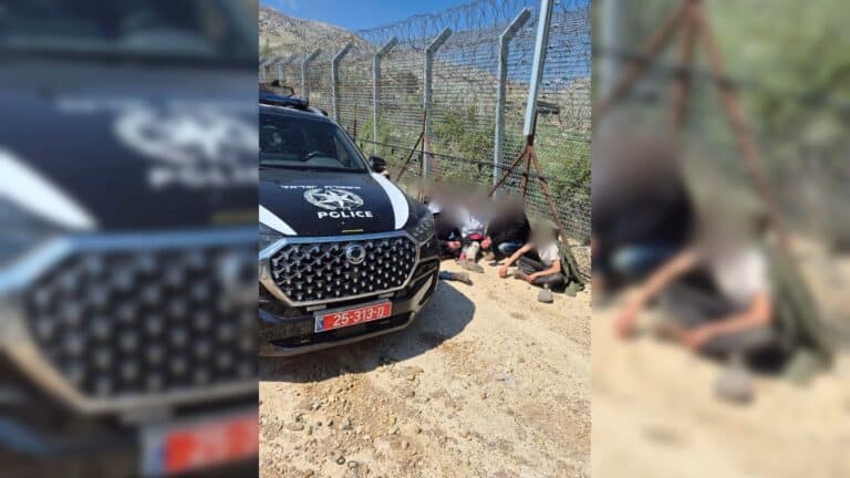 עשרות ישראלים פרצו את הגדר לסוריה ונעצרו בתוך הכפר חדר