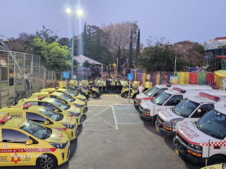 כוחות מד"א יתוגברו במוקדי ההדלקות המרכזיות ויתפרסו בכל רחבי הארץ