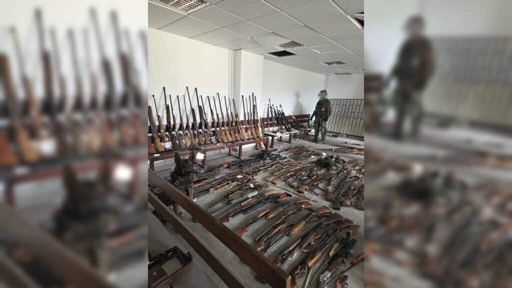 70 תשתיות טרור הושמדו בדקה - מחסן נשק אדיר אותר בביה"ס
