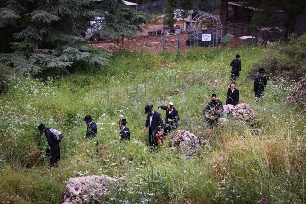 תיעוד: כך נראה מסע הרבבות לעבר ציון הרשב"י במירון