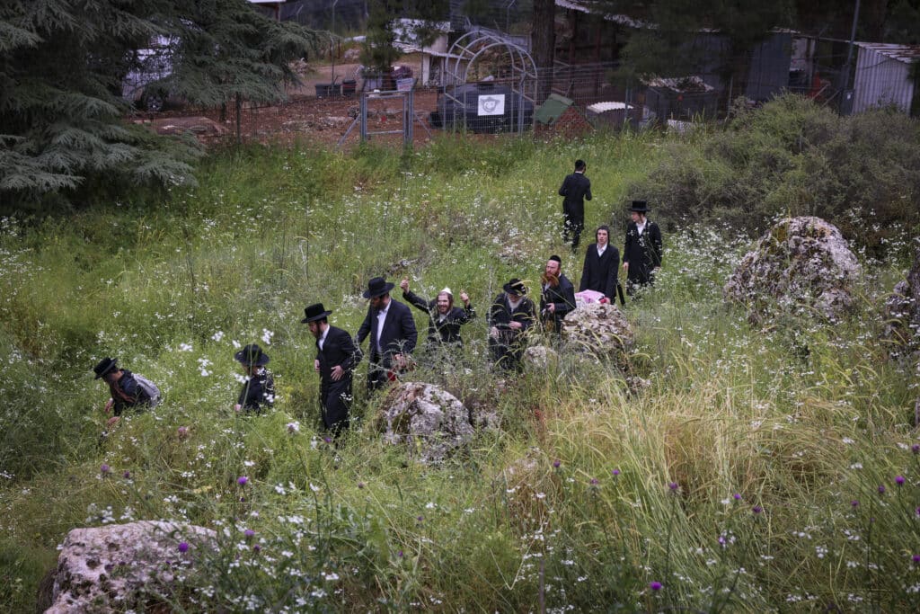 תיעוד: כך נראה מסע הרבבות לעבר ציון הרשב"י במירון