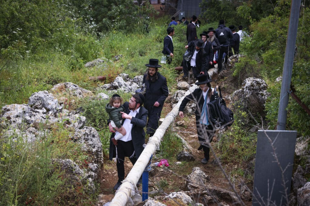תיעוד: כך נראה מסע הרבבות לעבר ציון הרשב"י במירון