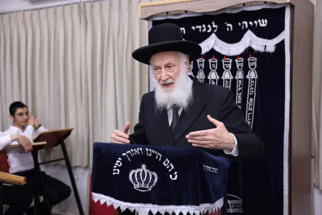 גלריה: השיחה המיוחדת של חבר המועצת לבחורי הישיבה