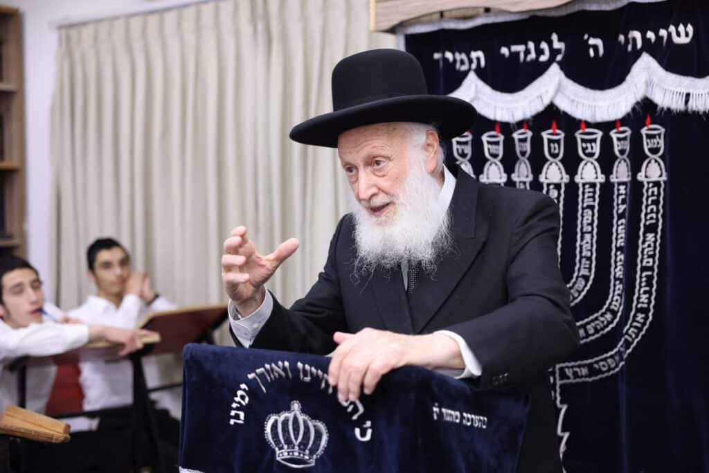 גלריה: השיחה המיוחדת של חבר המועצת לבחורי הישיבה