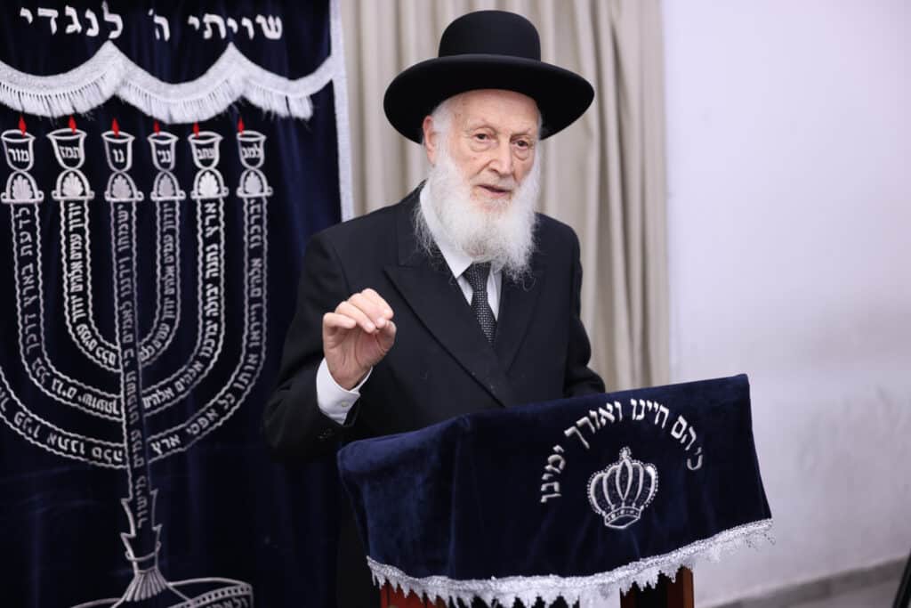 גלריה: השיחה המיוחדת של חבר המועצת לבחורי הישיבה